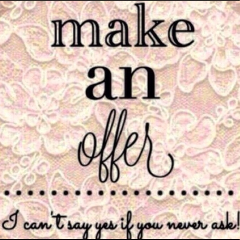 Reasonable offers accepted